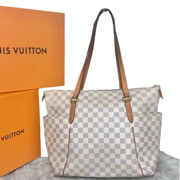 Louis Vuitton Handbags - Louis Vuitton Totally mm Azur Zip Top Tote